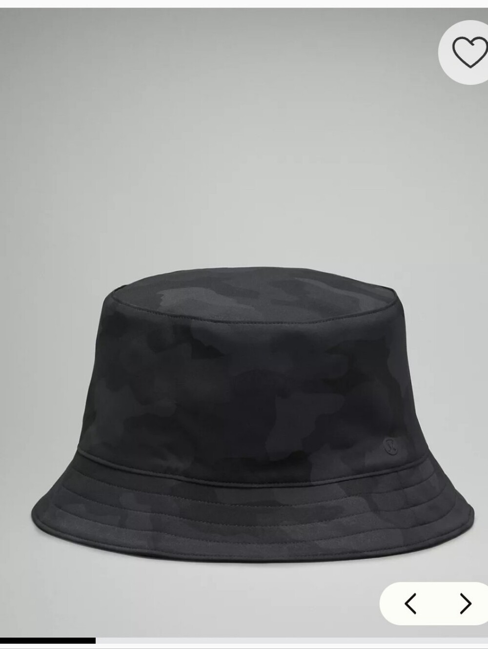 NWOT Lululemon Both Ways Bucket Hat - Reversible Black/camo